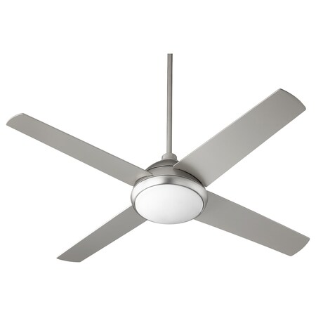Quorum Quest 52In. Led Fan Satin Nickel 68524-65